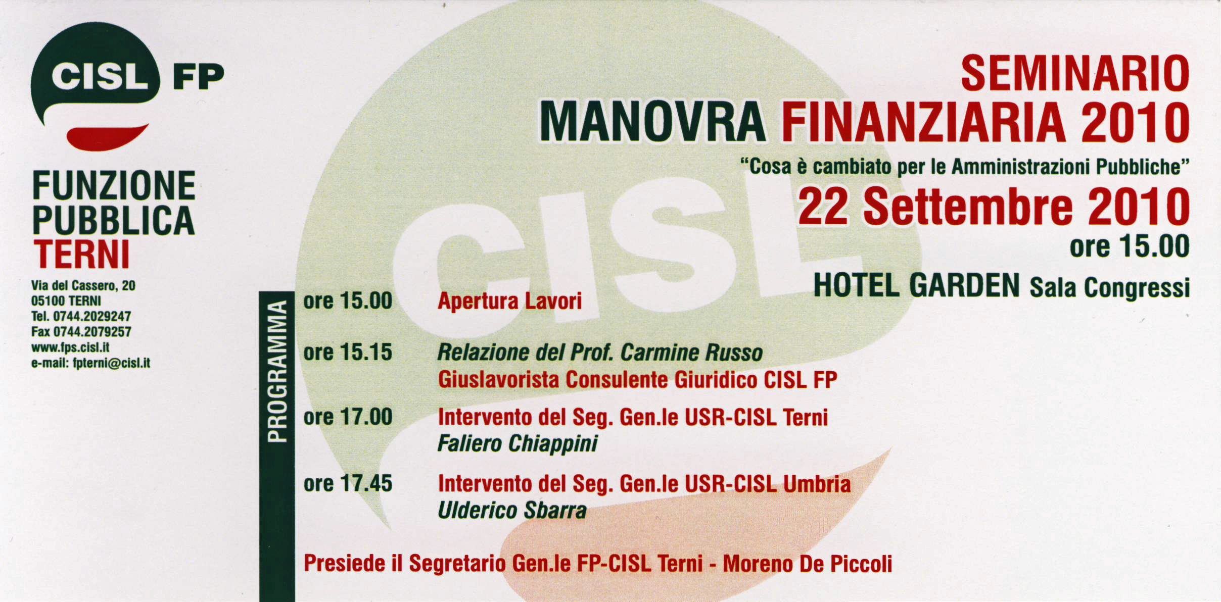 CISL22092010