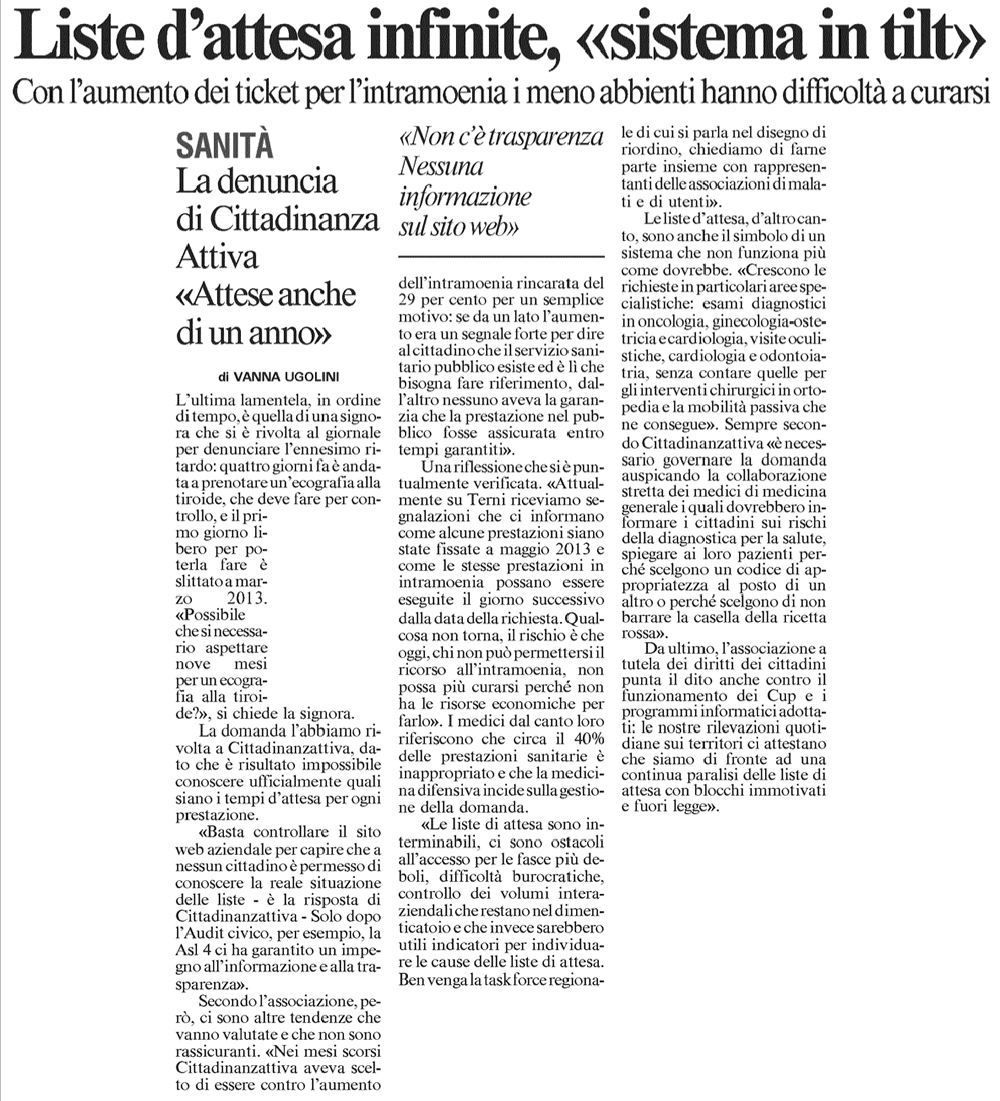 Il Messaggero 09/07/2012, p. 35
