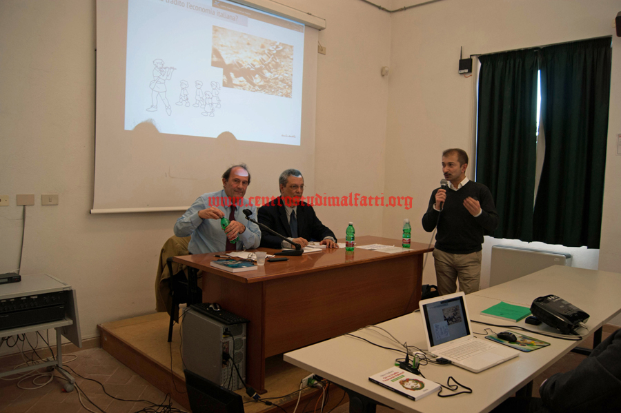 Nino Galloni, Claudio Pace e Danilo Stentella