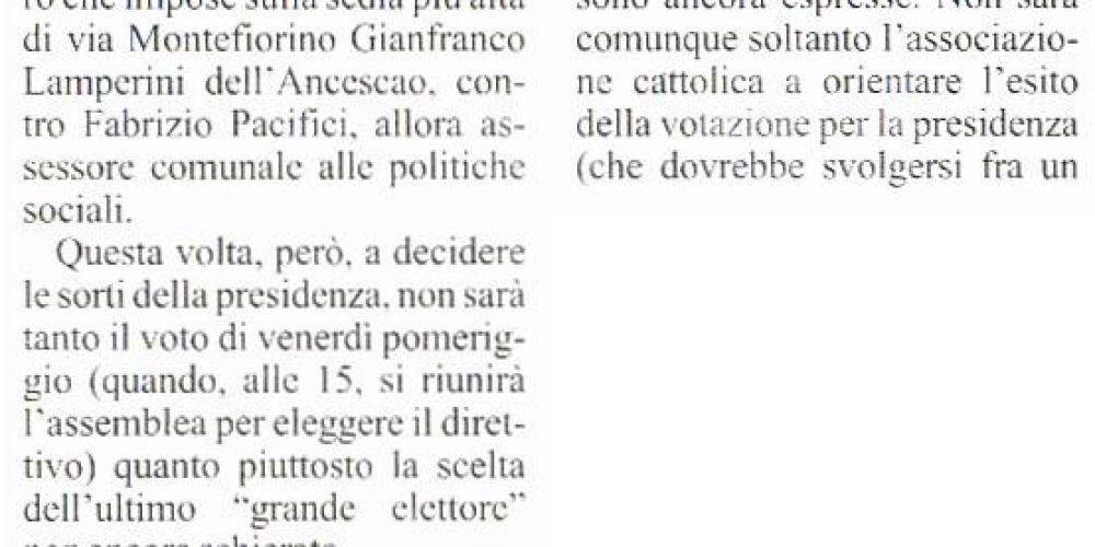Vittorio Emanuele Pettorossi è il candidato del Centro Studi Malfatti per il direttivo del CESVOL