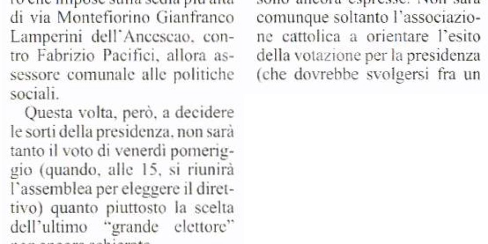 Vittorio Emanuele Pettorossi è il candidato del Centro Studi Malfatti per il direttivo del CESVOL