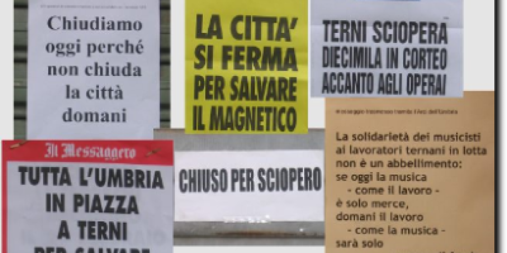 Ruolo della politica neoliberista nella crisi del polo industriale ternano