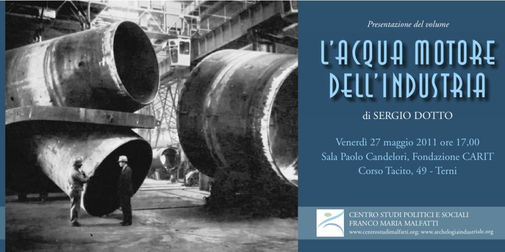 Presentazione del volume L’ACQUA MOTORE DELL’INDUSTRIA